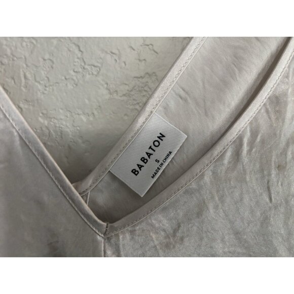 Aritzia Babaton Caspar Dress in Matte Pearl Sz S - Picture 10 of 11